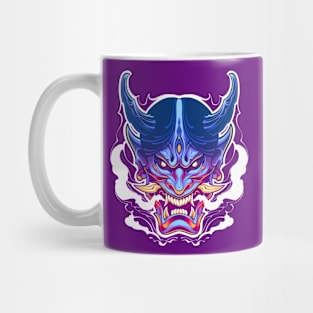 cool japanese oni mask Mug